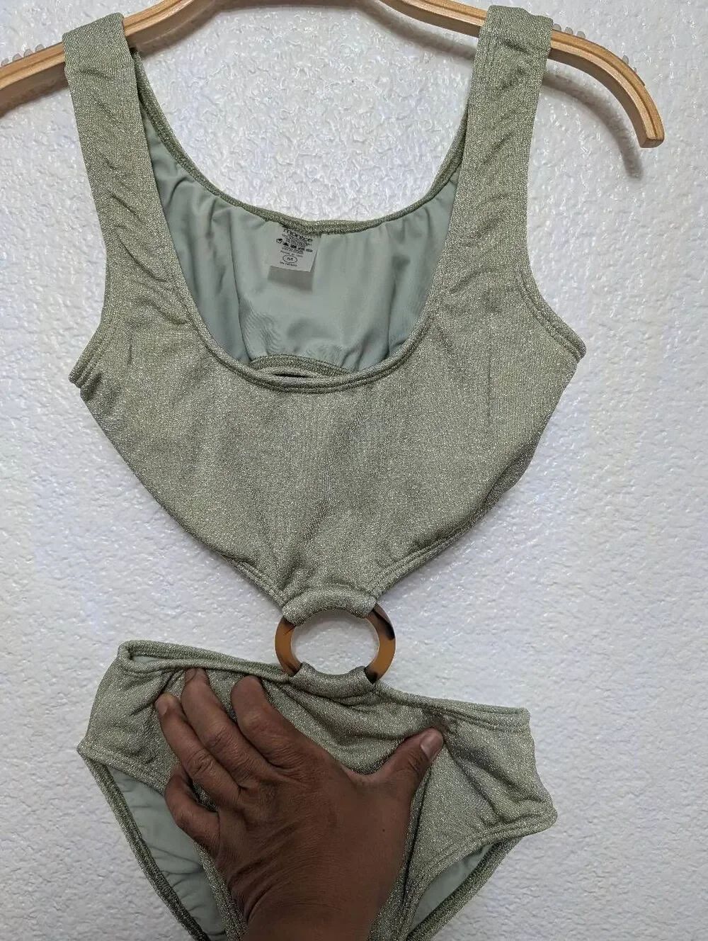 Montce sparkle green swimsuit